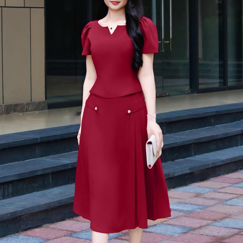 ZANZEA Женские блузки с коротким рукавом и юбки Повседневные костюмы-двойки S вино красного
ZANZEA Женские блузки с коротким рукавом и юбки Повседневные костюмы-двойки S вино красного