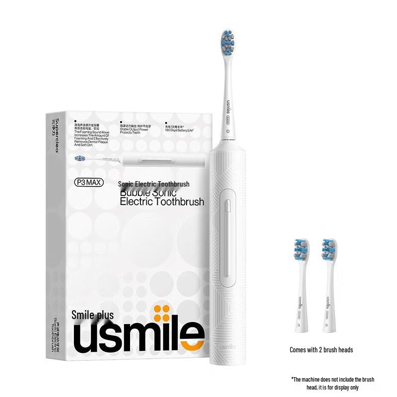 usmile P3max Sonic Electric Toothbrush CN plug (adapter included)
usmile P3max Sonic Electric Toothbrush CN plug (adapter included)
