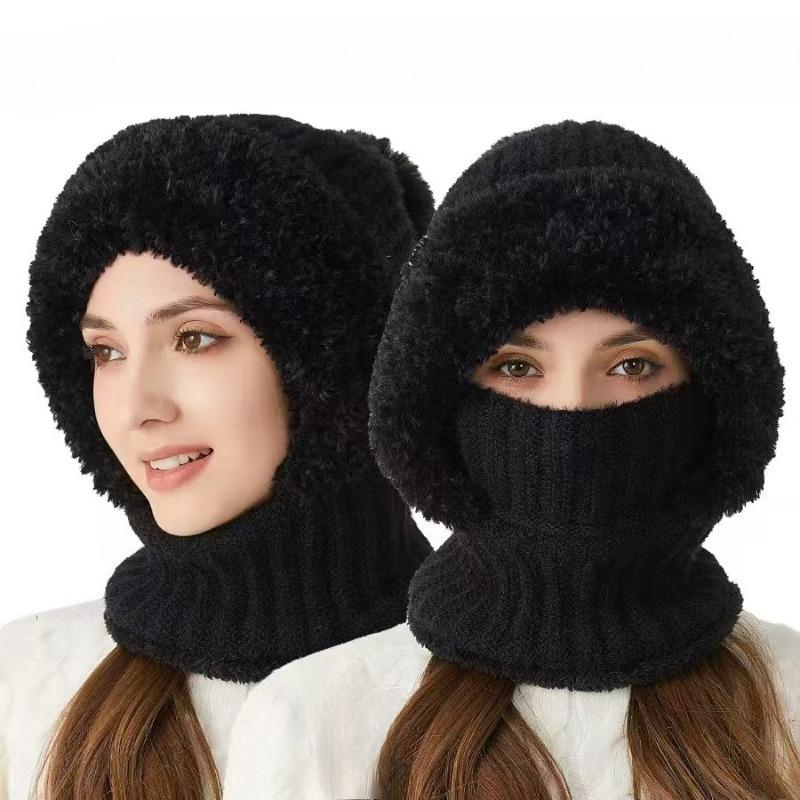 Winter Thickened for Keep Warmth Scarf Mask Hat Conjoined Knitted Hat Women Fashion All-in-one Ear Protection Neck Brace Knitted Mao Line Hat чорний
Winter Thickened for Keep Warmth Scarf Mask Hat Conjoined Knitted Hat Women Fashion All-in-one Ear Protection Neck Brace Knitted Mao Line Hat чорний