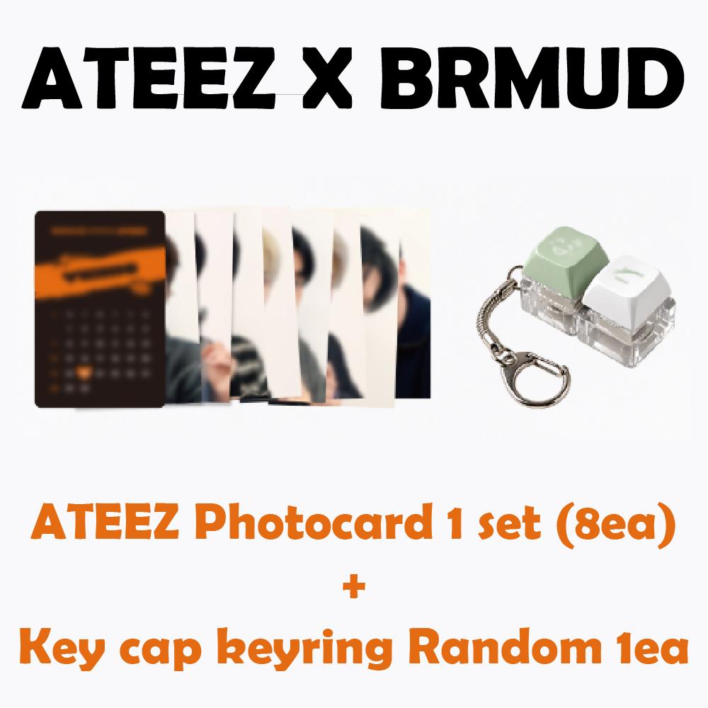 ATEEZ X BRMUD Special Gift Photo Card Set + Key Cap Key Ring
ATEEZ X BRMUD Special Gift Photo Card Set + Key Cap Key Ring