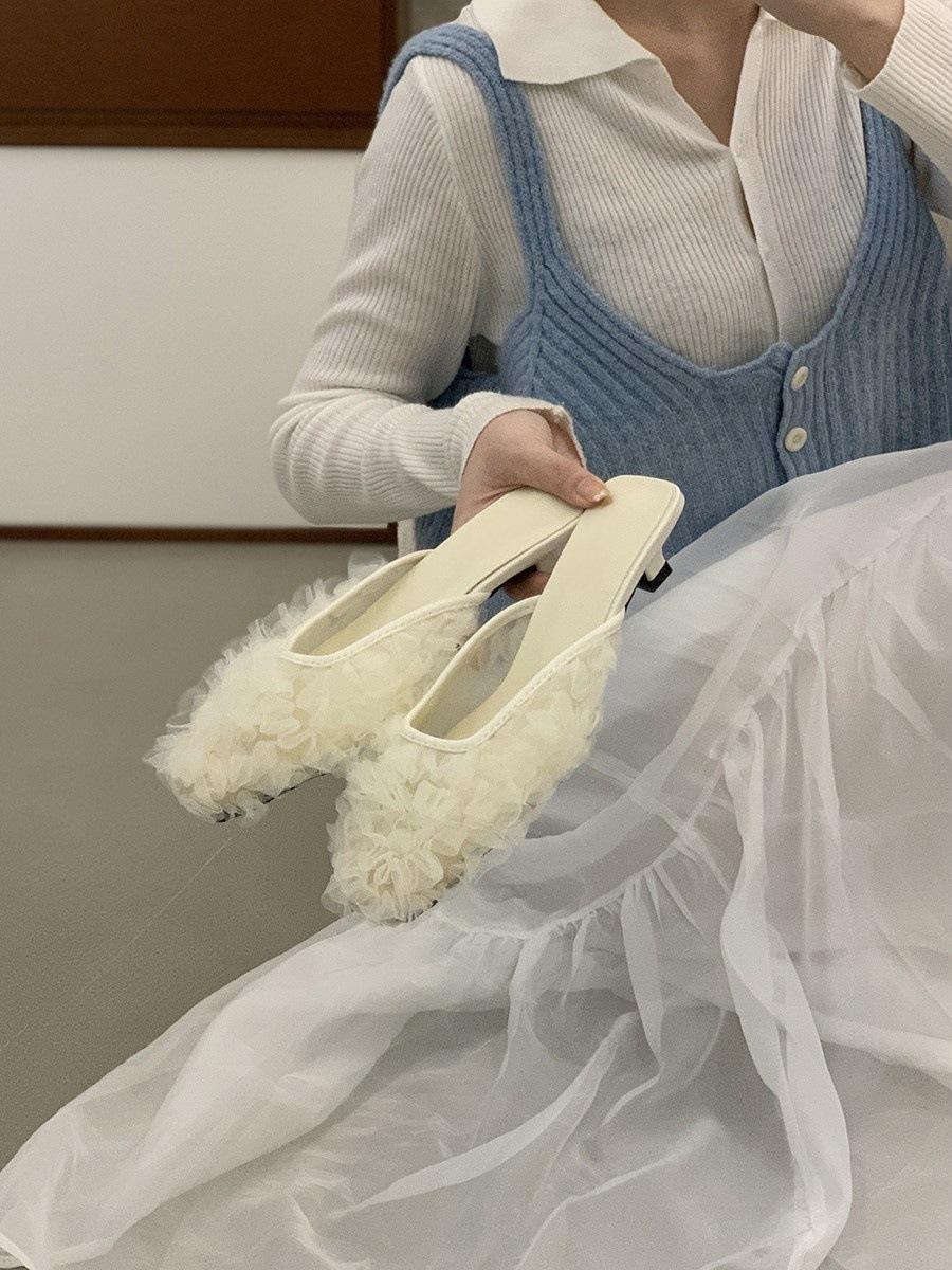 Котенок и фиолетовые туфли на высоком каблуке Baotou полушлепанцы женская обувь для улицы темпераментные одинарные туфли 39
Котенок и фиолетовые туфли на высоком каблуке Baotou полушлепанцы женская обувь для улицы темпераментные одинарные туфли 39