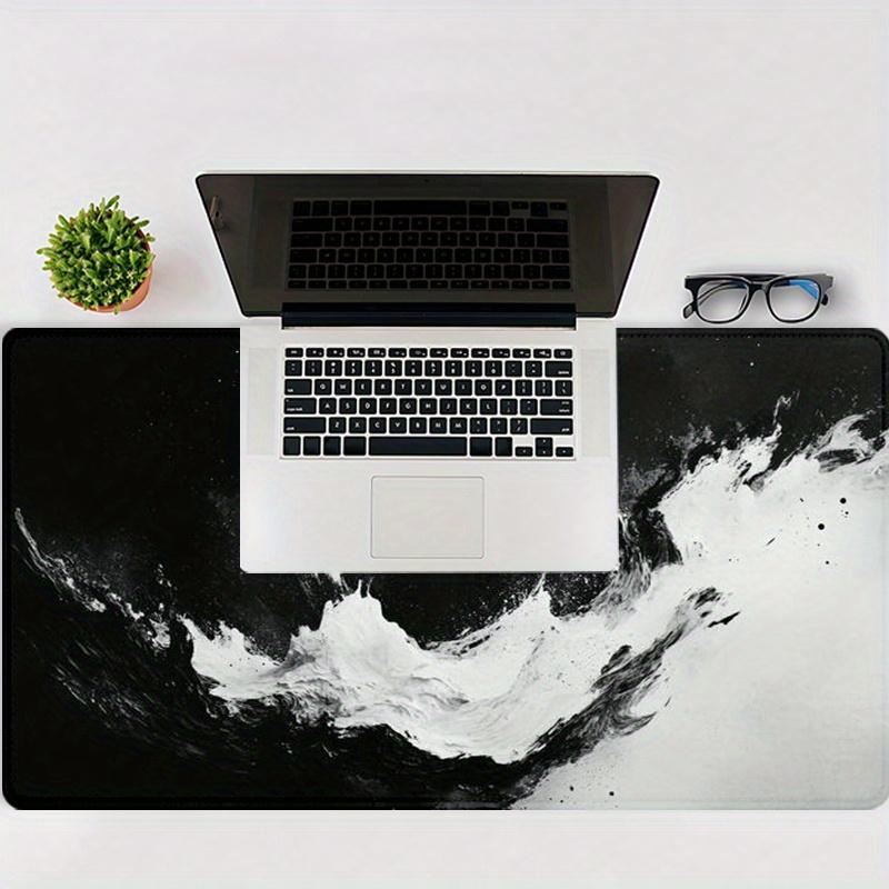 Mouspad Large Black and White Wave Gaming Mouse Pad Desk Mat for Full Keyboard Coverage Gamer Room Decoration Office Desk Pad 600x300x3mm
Mouspad Large Black and White Wave Gaming Mouse Pad Desk Mat for Full Keyboard Coverage Gamer Room Decoration Office Desk Pad 600x300x3mm