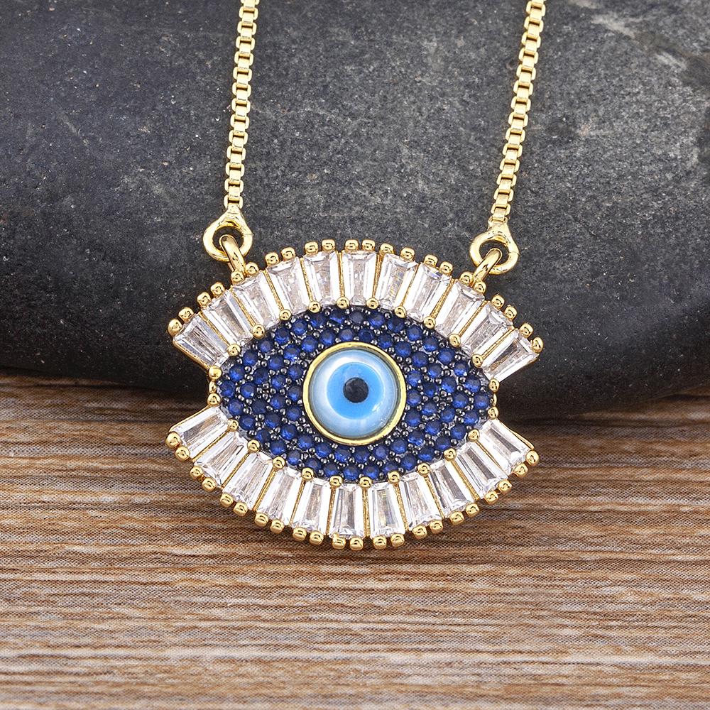 Nidin Top Quality Zircon Bohemian Evil Eye Inlaid Rainbow Rhinestone Pendant Necklace Women Creative Jewelry Personalized Gifts темно-синий
Nidin Top Quality Zircon Bohemian Evil Eye Inlaid Rainbow Rhinestone Pendant Necklace Women Creative Jewelry Personalized Gifts темно-синий