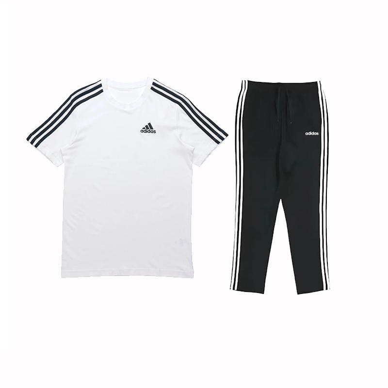 Adidas High Street Minimalist Striped Crew Neck Logo Print Short Sleeve T-Shirt And Drawstring Long Pants Casual Sports Set Men Sets GL3733+DU0456 XXL
Adidas High Street Minimalist Striped Crew Neck Logo Print Short Sleeve T-Shirt And Drawstring Long Pants Casual Sports Set Men Sets GL3733+DU0456 XXL