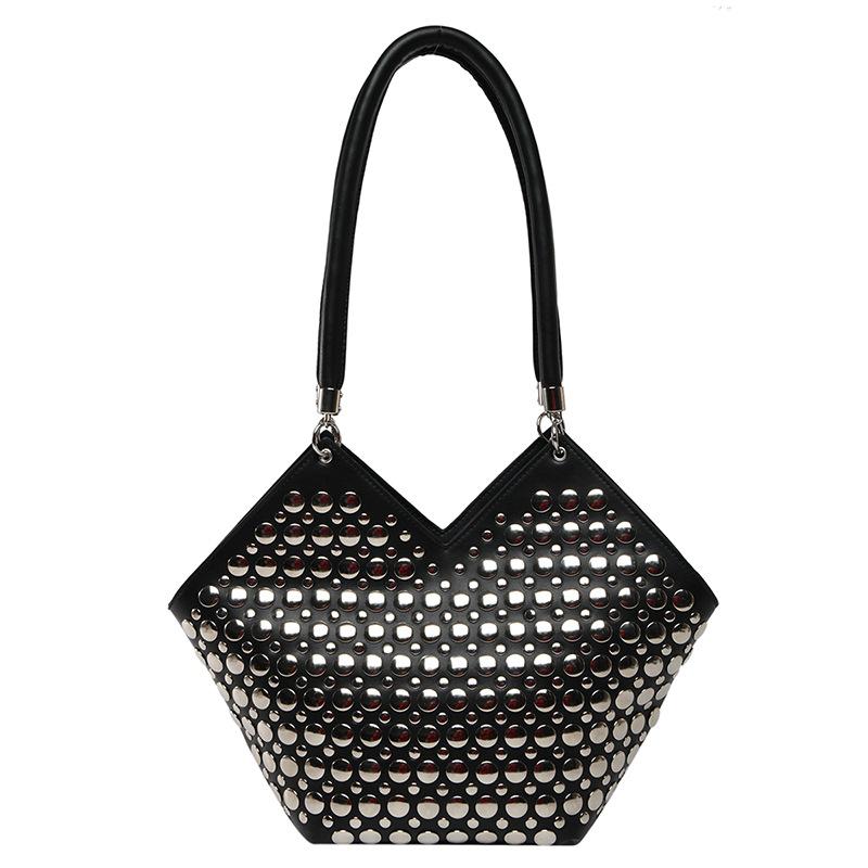 2025 New Fashion Punk Style Embellished Full Round Rivet Inlaid Tote Bag Women Trendy Large Capacity Handbag Ladies Underarm Bag чёрный
2025 New Fashion Punk Style Embellished Full Round Rivet Inlaid Tote Bag Women Trendy Large Capacity Handbag Ladies Underarm Bag чёрный