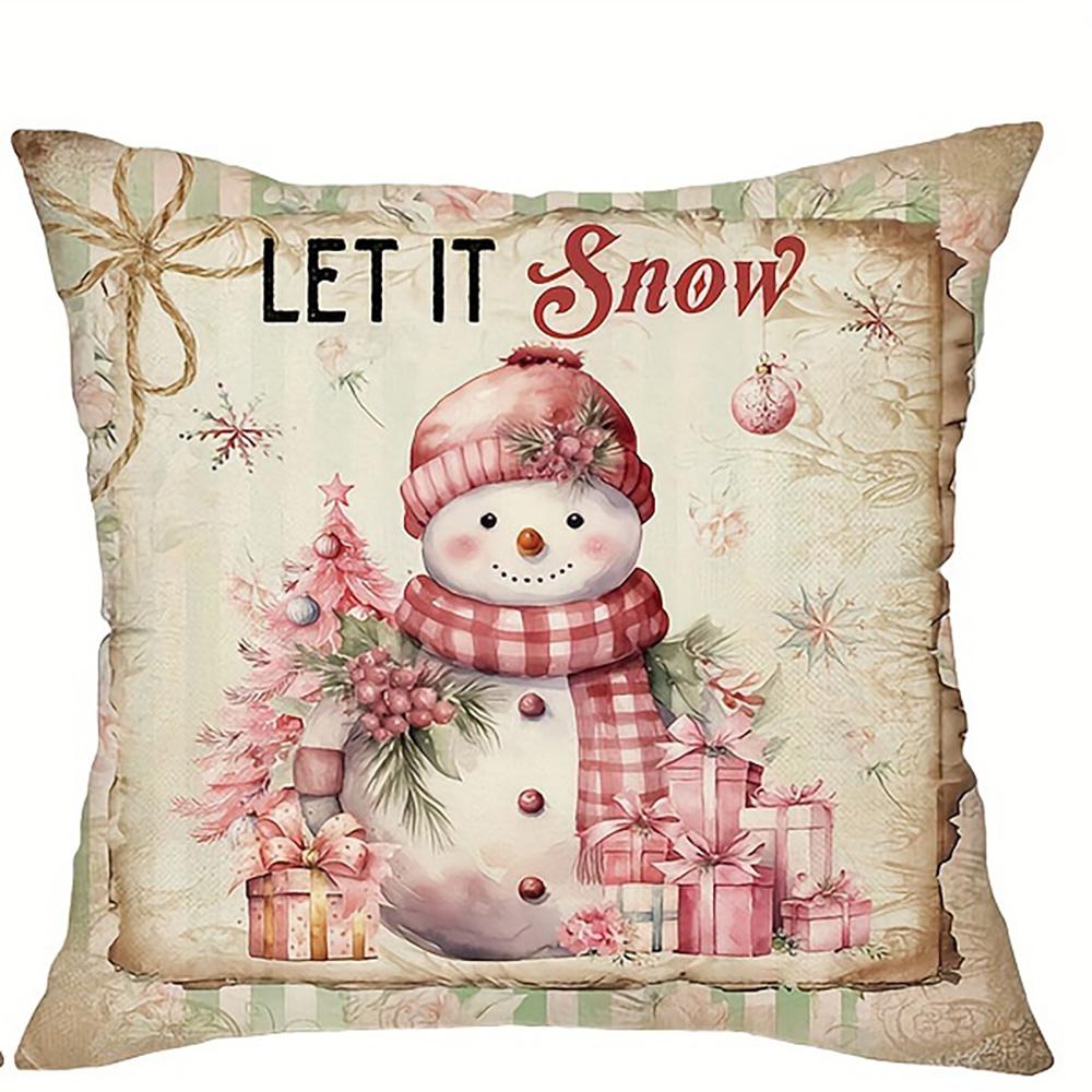 Christmas Themed Pillow Covers: Tree, Snowman, Santa, and Truck Designs Sofa room cushion cover home decoration new year gift 16x16Inch
Christmas Themed Pillow Covers: Tree, Snowman, Santa, and Truck Designs Sofa room cushion cover home decoration new year gift 16x16Inch