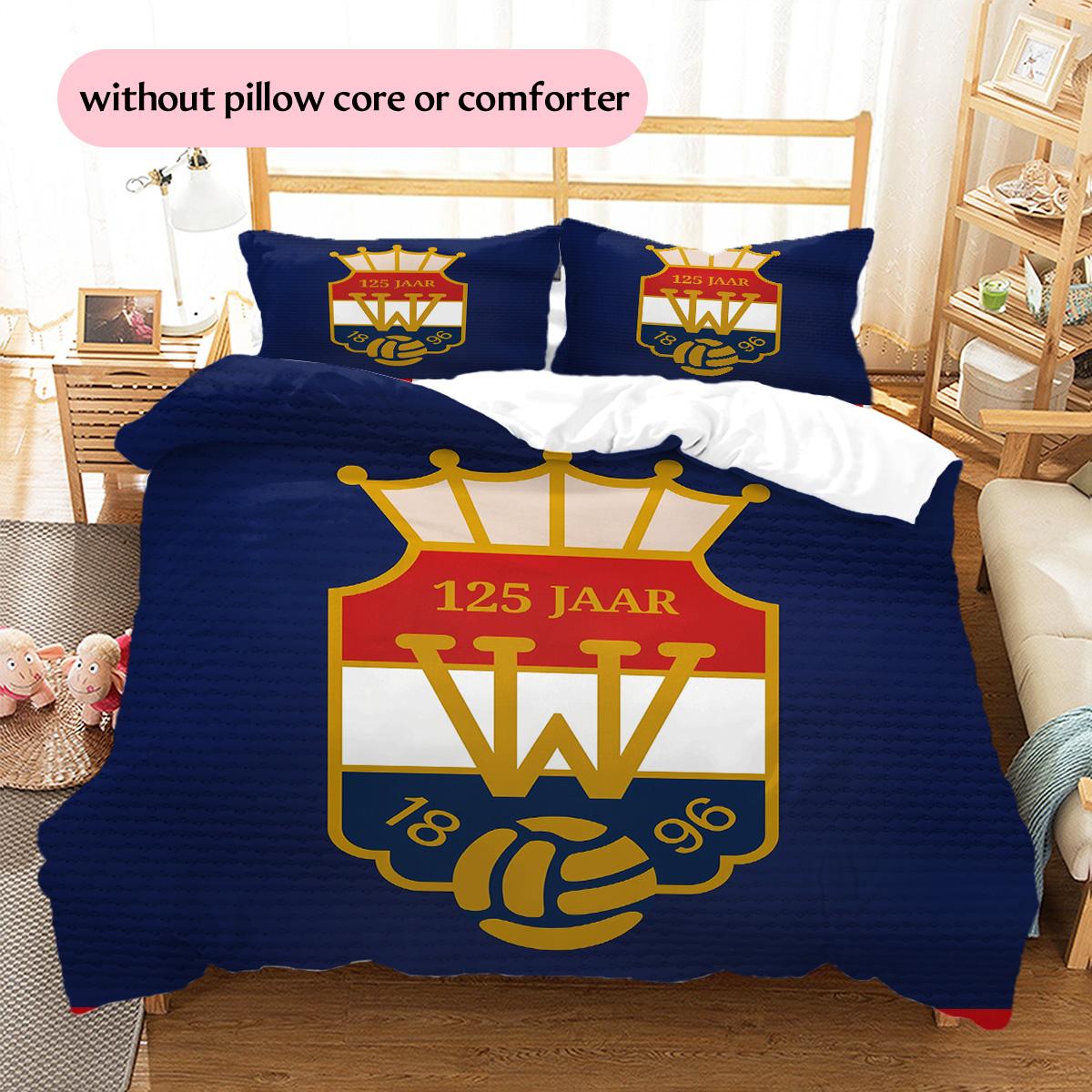 Willem II Tilburg Pattern Bedding Quilt Set Home Decoration Gift (1 * duvet cover + 2 * pillowcase without core) 135x200cm
Willem II Tilburg Pattern Bedding Quilt Set Home Decoration Gift (1 * duvet cover + 2 * pillowcase without core) 135x200cm