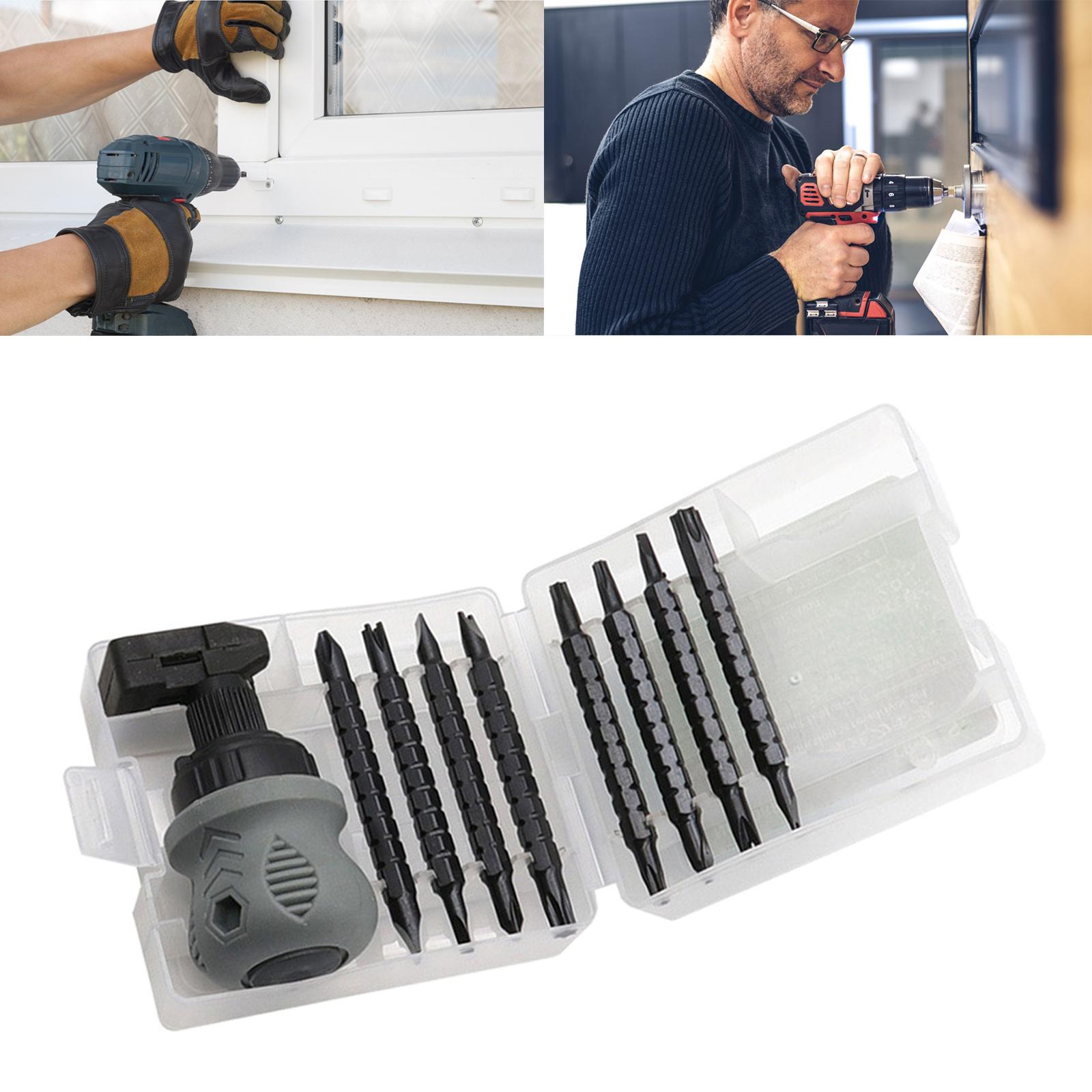 Multifunctional 18 In 1 Ratcheting Screwdriver Set Steel Bits Magnetic Screwdriver Drill Bit Telescopic Screwdriver
Multifunctional 18 In 1 Ratcheting Screwdriver Set Steel Bits Magnetic Screwdriver Drill Bit Telescopic Screwdriver