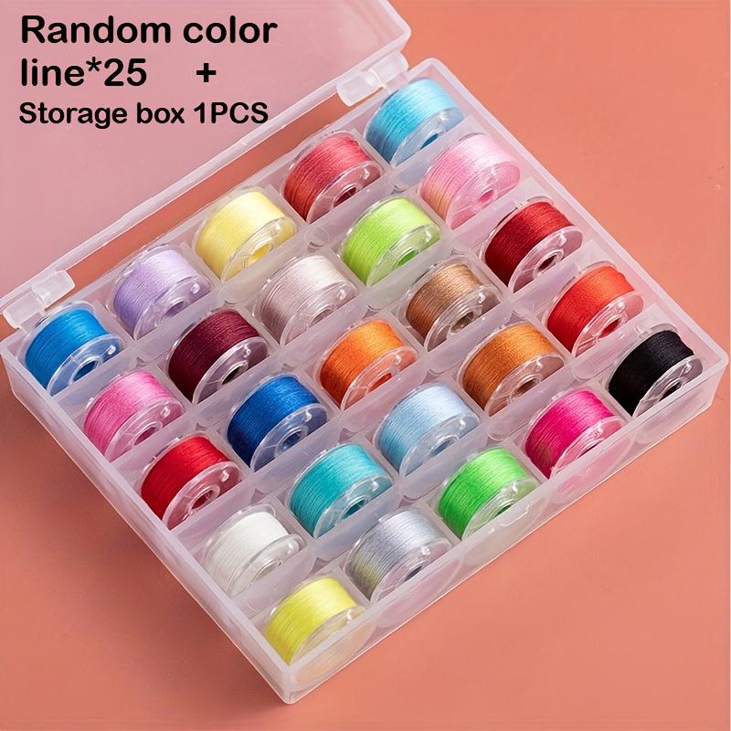 25 шт. Комбинация шпульки и коробки для хранения для швейной машины Прочный органайзер для специальных катушек для ткани 25 lines + 1 box
25 шт. Комбинация шпульки и коробки для хранения для швейной машины Прочный органайзер для специальных катушек для ткани 25 lines + 1 box
