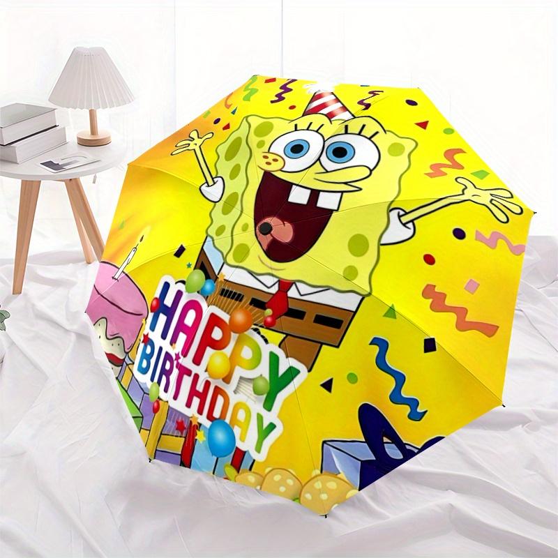 1pc Happy Birthday SpongeBob SquarePants Pattern Umbrella, Fashionable, Personalized, High-Value Folding Umbrella, a Must-Have for Summer, 8
1pc Happy Birthday SpongeBob SquarePants Pattern Umbrella, Fashionable, Personalized, High-Value Folding Umbrella, a Must-Have for Summer, 8