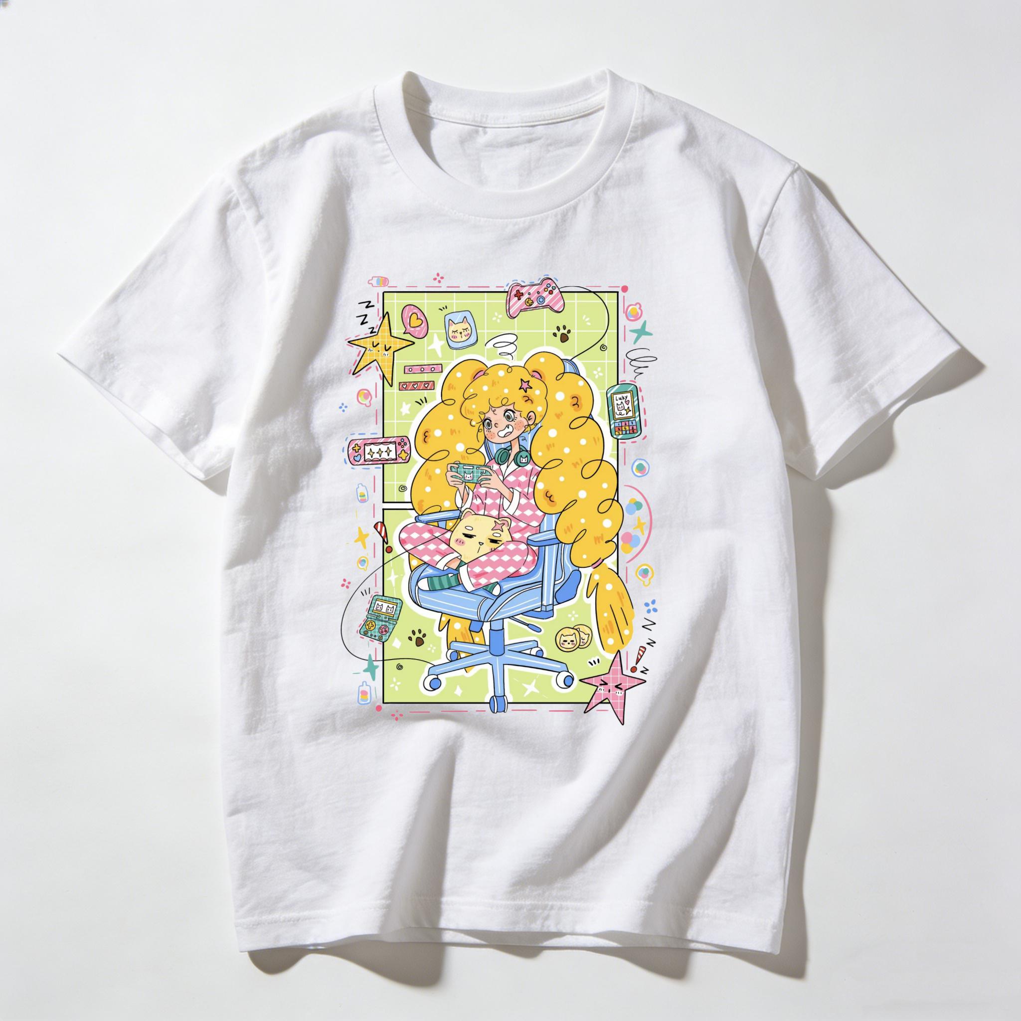 Adult Kids Shining Y2K Star Candy Girl Cotton TShirt Versatile Couple ParentChild MultiColored Tops 4XL
Adult Kids Shining Y2K Star Candy Girl Cotton TShirt Versatile Couple ParentChild MultiColored Tops 4XL