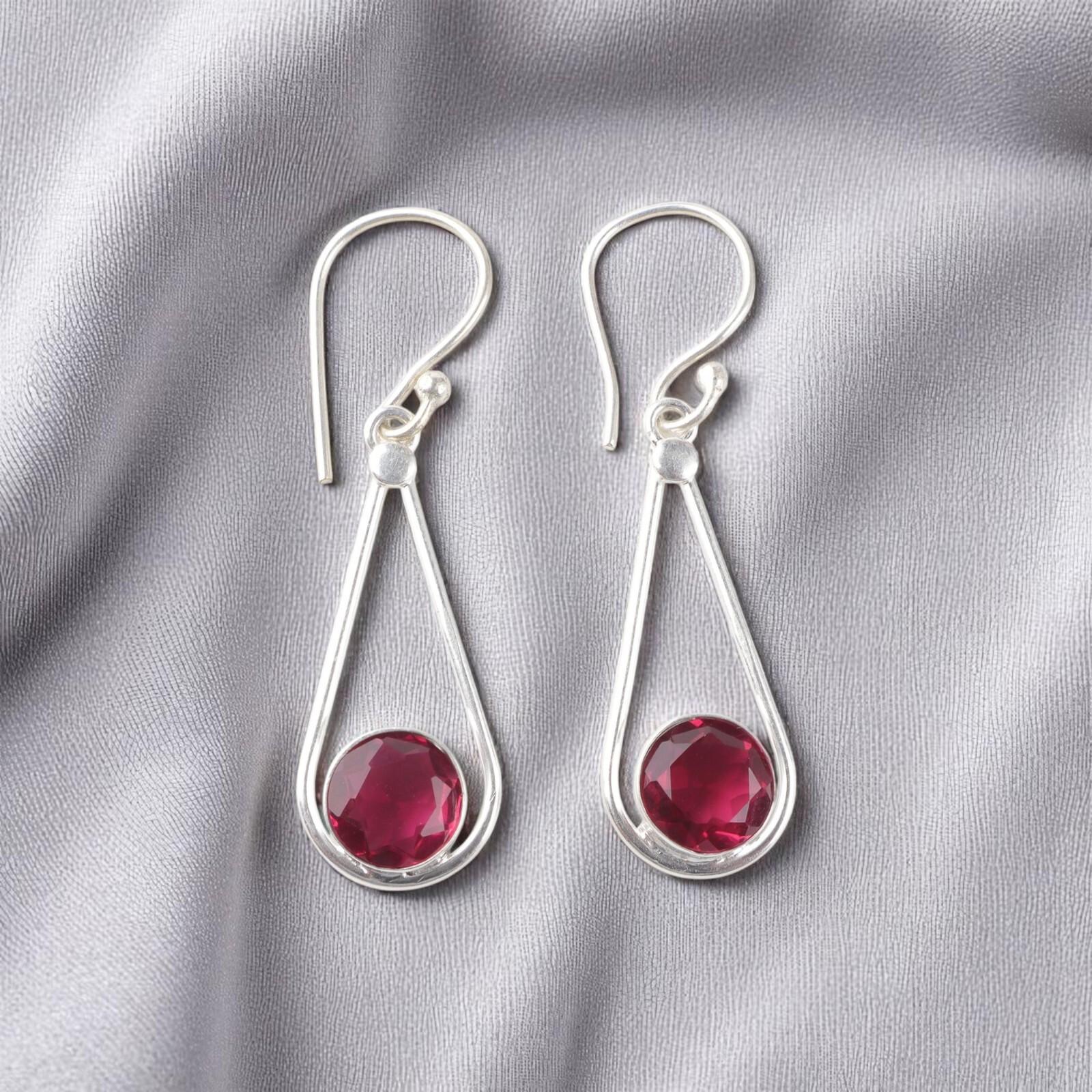Pink Rubellite Gemstone 925 Sterling Silver Jewelry Drop/Dangle Earrings 1.76 EE-126-4
Pink Rubellite Gemstone 925 Sterling Silver Jewelry Drop/Dangle Earrings 1.76 EE-126-4