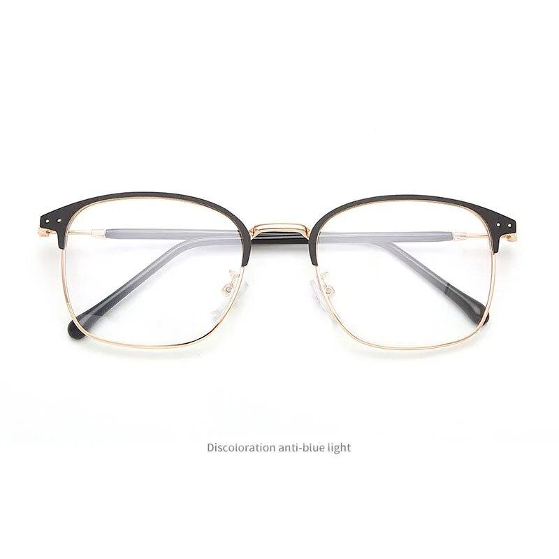 Фотохромные очки без оправы для мужчин, модные очки, солнцезащитные очки с защитой от излучения для мужчин, корейские очки Rectangle Compute золотой
Фотохромные очки без оправы для мужчин, модные очки, солнцезащитные очки с защитой от излучения для мужчин, корейские очки Rectangle Compute золотой