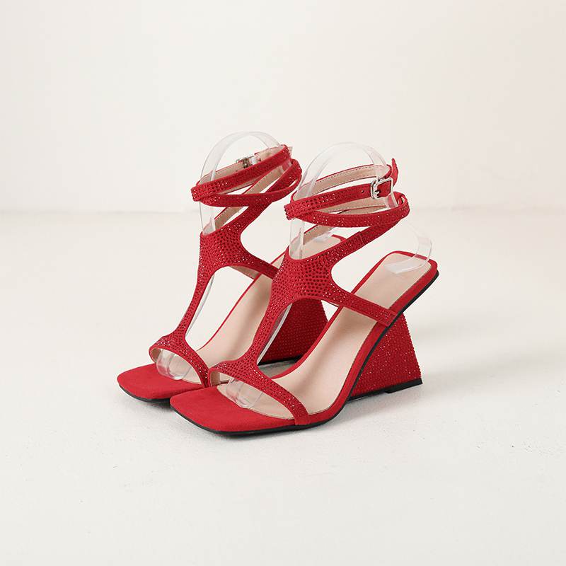 Krazing Pot Polyurethane Thin High Heels Spring Summer Size 43 Size 42 Striped Patterns Women Pointed Toe Shallow Sandals 34 красный
Krazing Pot Polyurethane Thin High Heels Spring Summer Size 43 Size 42 Striped Patterns Women Pointed Toe Shallow Sandals 34 красный