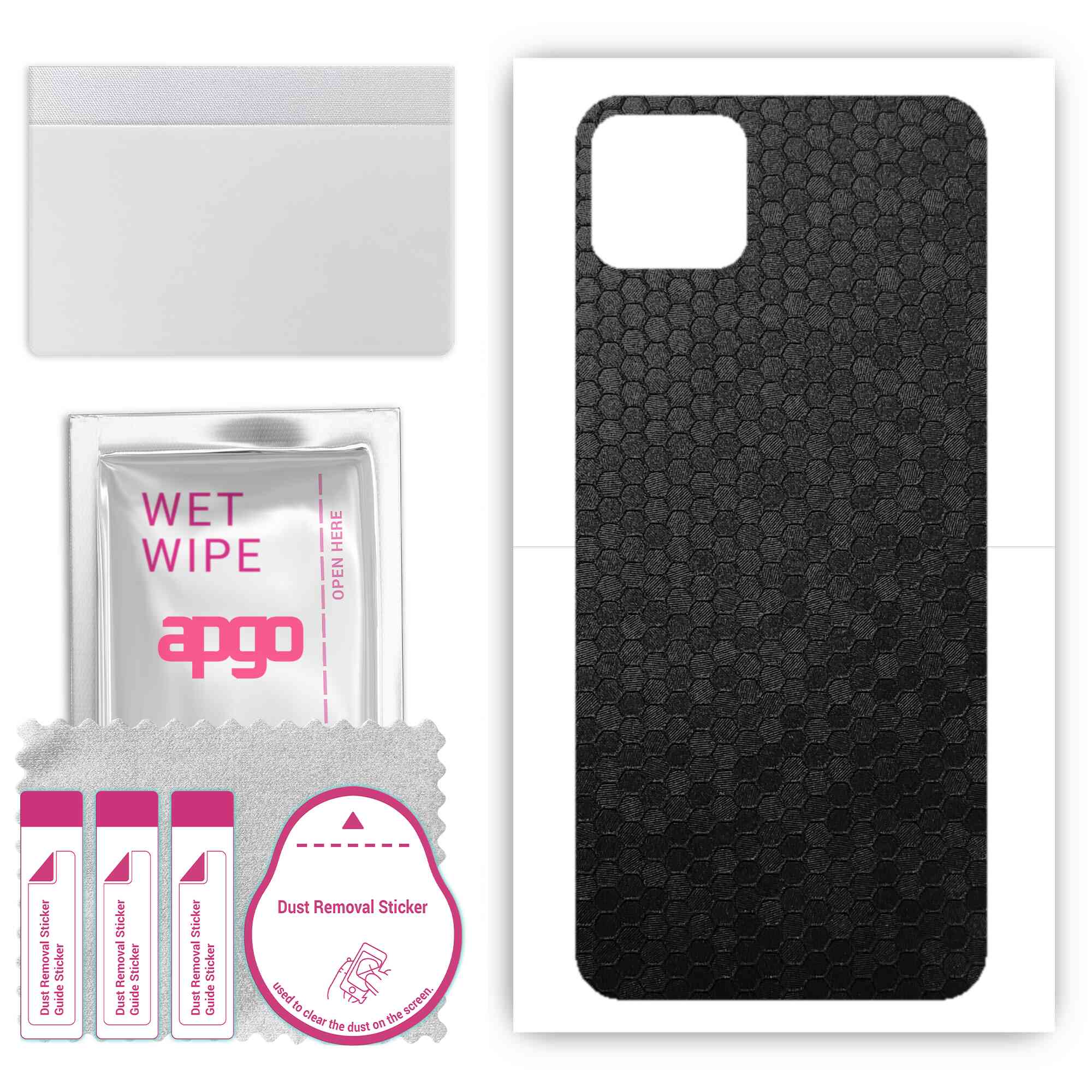 apgo Protective Skin Sticker for the back compatible with Realme C11 2021, Wrap Film, Foil, Vinyl - Pattern Black Honeycomb
apgo Protective Skin Sticker for the back compatible with Realme C11 2021, Wrap Film, Foil, Vinyl - Pattern Black Honeycomb