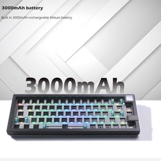 Комплект механической клавиатуры с приемником Bluetooth-совместимая/беспроводная 2,4 ГГц/проводная программируемая компьютерная клавиатура Type-C с возможностью горячей замены белый
Комплект механической клавиатуры с приемником Bluetooth-совместимая/беспроводная 2,4 ГГц/проводная программируемая компьютерная клавиатура Type-C с возможностью горячей замены белый