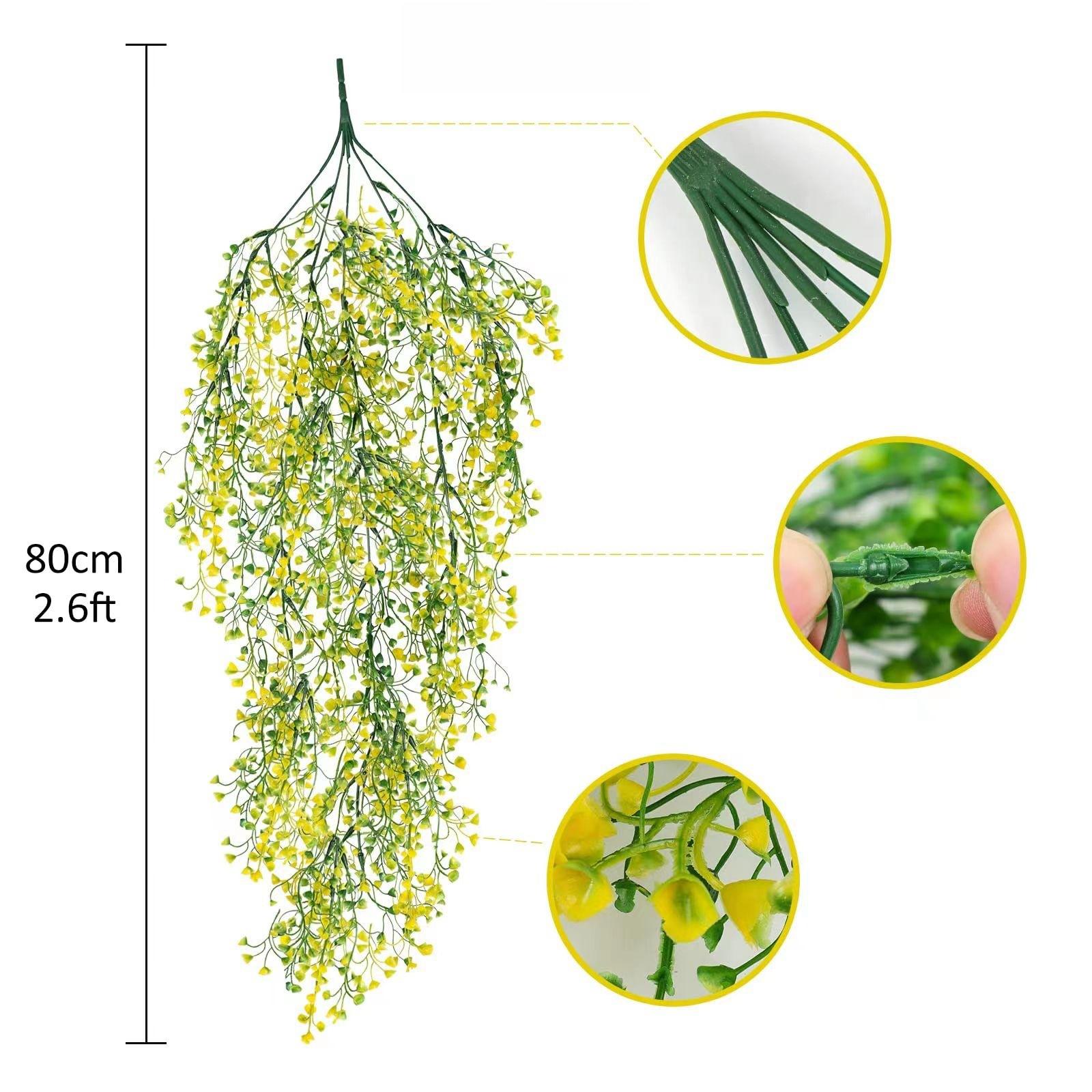 1pc Artificial Hanging Wisteria Flowers - UV Resistant Faux Plants for Home, Parties - Versatile Indoor & Outdoor Decorations
1pc Artificial Hanging Wisteria Flowers - UV Resistant Faux Plants for Home, Parties - Versatile Indoor & Outdoor Decorations