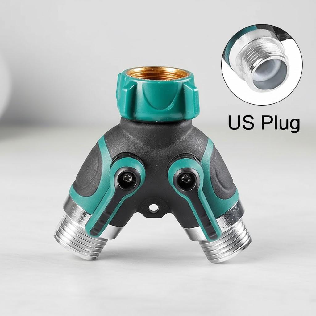 Garden Hose Splitter Double Y Shut Off Valve Outdoor Lawn Water Hoses Connector Irrigation System
Garden Hose Splitter Double Y Shut Off Valve Outdoor Lawn Water Hoses Connector Irrigation System