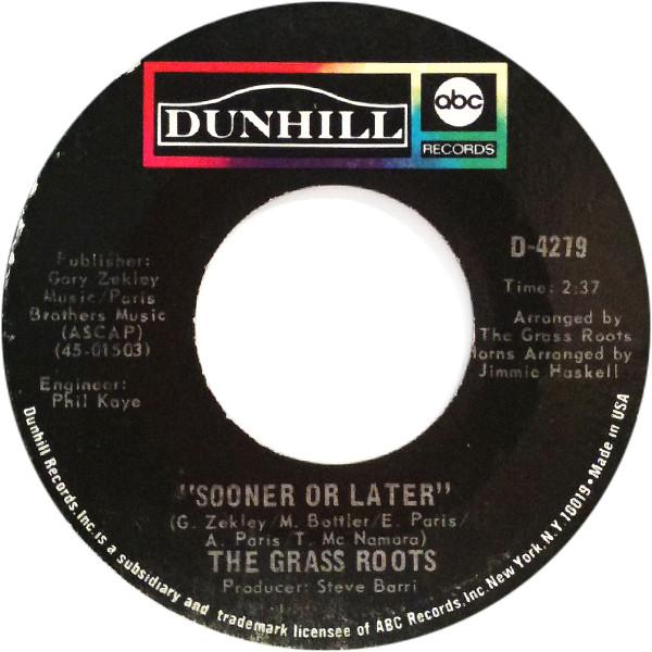7-дюймовая пластинка GRASS ROOTS Sooner Or Later D4279 ABCDunhill Rec 1971 US Rock Б/у
7-дюймовая пластинка GRASS ROOTS Sooner Or Later D4279 ABCDunhill Rec 1971 US Rock Б/у