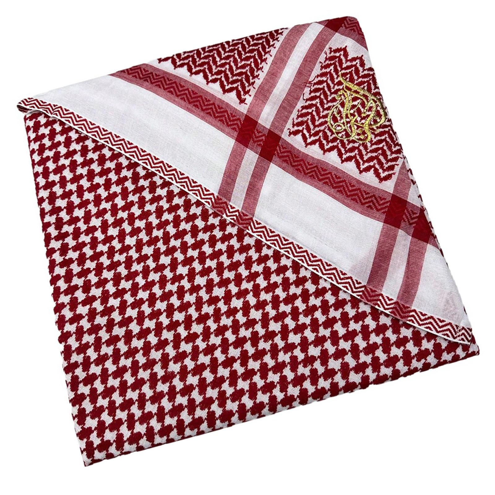 Breathable Cotton Red Square Scarf Middle Eastern Motifs Suitable For Cultural Ceremonies And Travel 1
Breathable Cotton Red Square Scarf Middle Eastern Motifs Suitable For Cultural Ceremonies And Travel 1