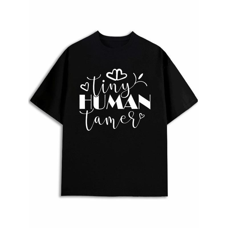 European sizes Men S Black T-Shirts Featuring The Tiny Human Tamer Design, Ideal for Summer Gifts. Stylish, Printed, Perfect for Casual Wear 4XL
European sizes Men S Black T-Shirts Featuring The Tiny Human Tamer Design, Ideal for Summer Gifts. Stylish, Printed, Perfect for Casual Wear 4XL