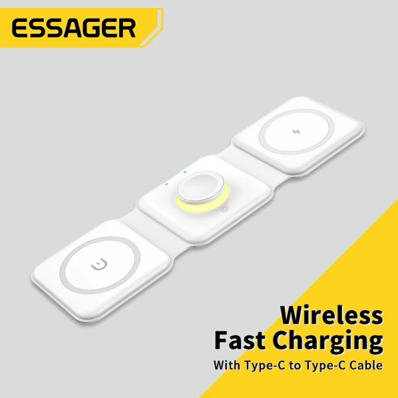 Essager 3 в 1 Магнитное беспроводное зарядное устройство Qi 15 Вт Складная подставка для зарядного устройства для iPhone 14 13 12/Airpod/IWatch 7 6 Быстрая зарядка
Essager 3 в 1 Магнитное беспроводное зарядное устройство Qi 15 Вт Складная подставка для зарядного устройства для iPhone 14 13 12/Airpod/IWatch 7 6 Быстрая зарядка