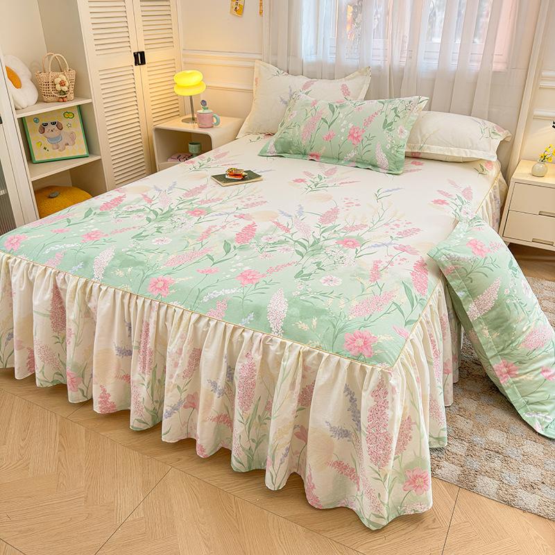 Four Season Universal Bedding Printed Pattern Pleated Bed Skirt Rural Style Non Slip Bed Sheets Bedroom Decoration Comfortable and Soft Home Textiles 2pcs pillowcase 48*74cm
Four Season Universal Bedding Printed Pattern Pleated Bed Skirt Rural Style Non Slip Bed Sheets Bedroom Decoration Comfortable and Soft Home Textiles 2pcs pillowcase 48*74cm