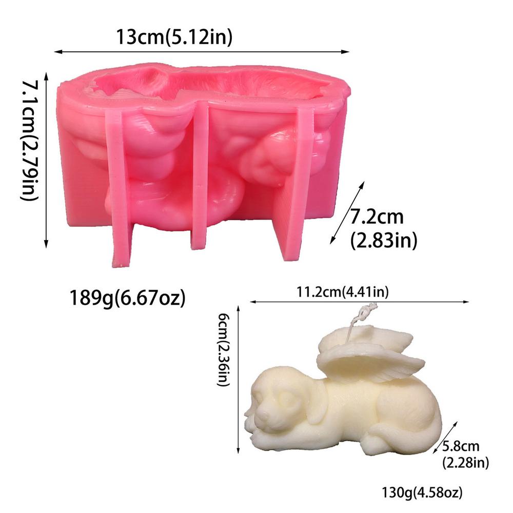 Форма для собаки с крыльями, силиконовая форма для животных, для изготовления свечей, форма для ароматерапии животных, восковая эпоксидная смола, литье спящего кота своими руками белый
Форма для собаки с крыльями, силиконовая форма для животных, для изготовления свечей, форма для ароматерапии животных, восковая эпоксидная смола, литье спящего кота своими руками белый