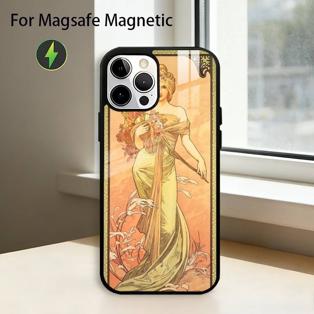 ART Alphonse M-Mucha Phone Case For iPhone17,16,15,14,13,12,11 Plus,Pro Magnetic with Magsafe Wireless Charging iPhone12
ART Alphonse M-Mucha Phone Case For iPhone17,16,15,14,13,12,11 Plus,Pro Magnetic with Magsafe Wireless Charging iPhone12