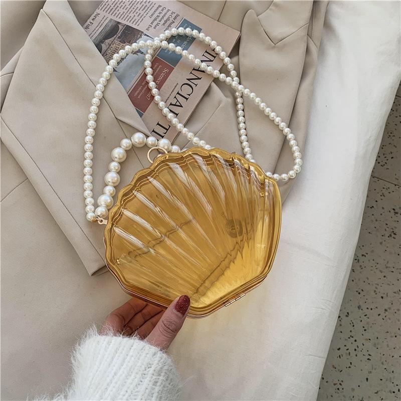 Evening Bags for Women 2023 New Transparent Shell Bag Clutch Box Handbags Pearl Chain Crossbody Bag Acrylic Purse Shoulder Bag
Evening Bags for Women 2023 New Transparent Shell Bag Clutch Box Handbags Pearl Chain Crossbody Bag Acrylic Purse Shoulder Bag
