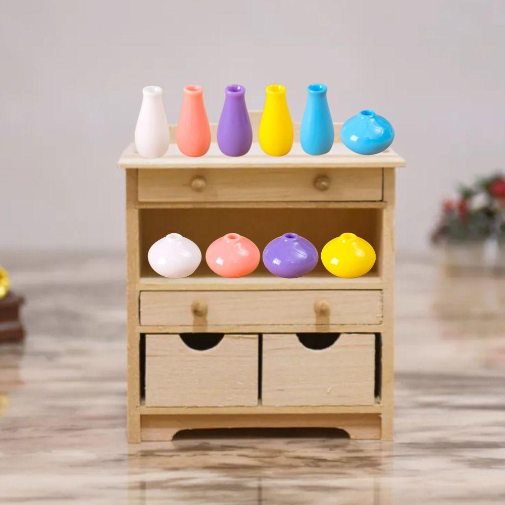 DIY Doll House Vase Simulation Color Small Vase Creative Decoration Vase Purple-B
DIY Doll House Vase Simulation Color Small Vase Creative Decoration Vase Purple-B