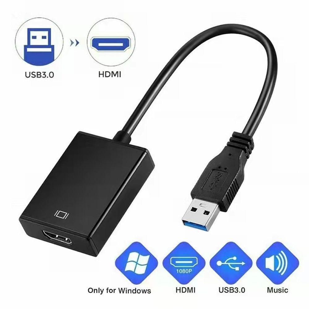 Конвертер 3.0 в HDMI Адаптер USB3.0 в HDMI Адаптер внешней видеокарты Кабель видеоконвертера
Конвертер 3.0 в HDMI Адаптер USB3.0 в HDMI Адаптер внешней видеокарты Кабель видеоконвертера