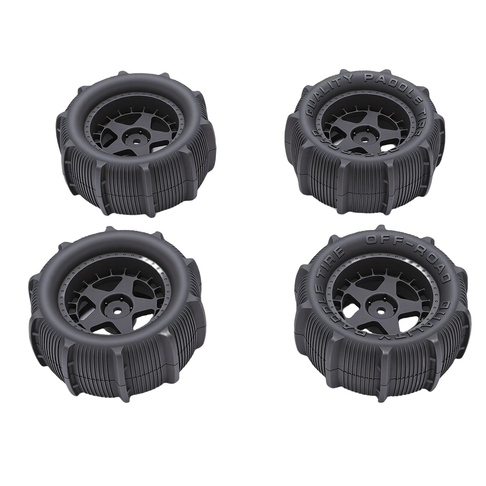 4pcs 80mm RC Paddle Buggy Tires Snow Sand Rubber Tires for 1 14 1 16 Scale RC Crawler Truck Upgrades
4pcs 80mm RC Paddle Buggy Tires Snow Sand Rubber Tires for 1 14 1 16 Scale RC Crawler Truck Upgrades