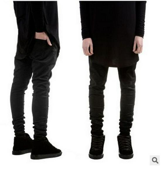 KANYE Men s Pure Black Slim Fit Skinny High Street Minimalist Pants 34
KANYE Men s Pure Black Slim Fit Skinny High Street Minimalist Pants 34