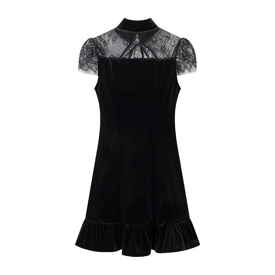 Velvet Lace Patchwork Shawl Dress - Sexy Hot Girl Style Summer 2025 Small чёрный
Velvet Lace Patchwork Shawl Dress - Sexy Hot Girl Style Summer 2025 Small чёрный
