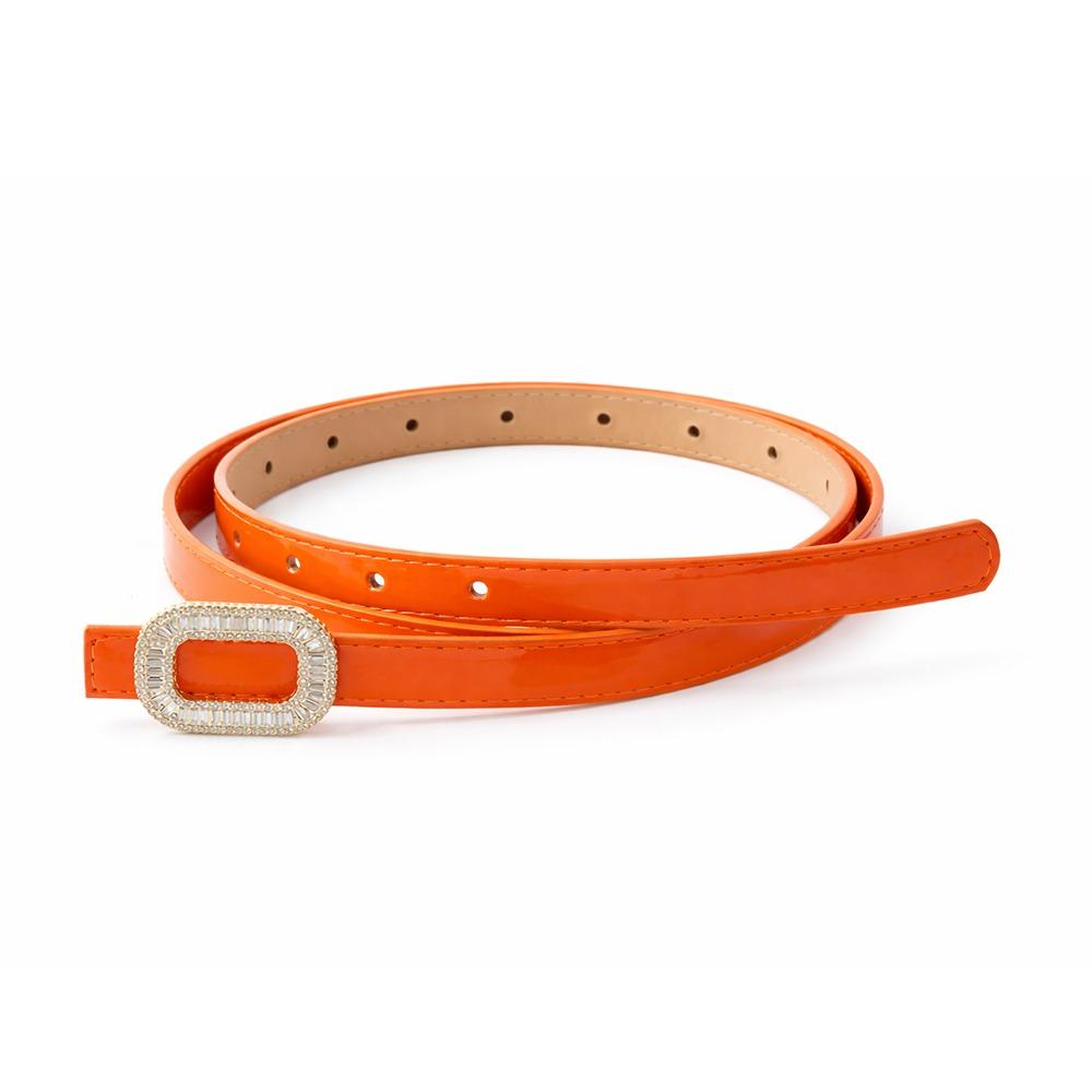 Multi-purpose Rhinestone Buckle Women s PU Belt Oval Thin Leather Thin Waistband Luxury Design All-match Waistband Gothic Style
Multi-purpose Rhinestone Buckle Women s PU Belt Oval Thin Leather Thin Waistband Luxury Design All-match Waistband Gothic Style