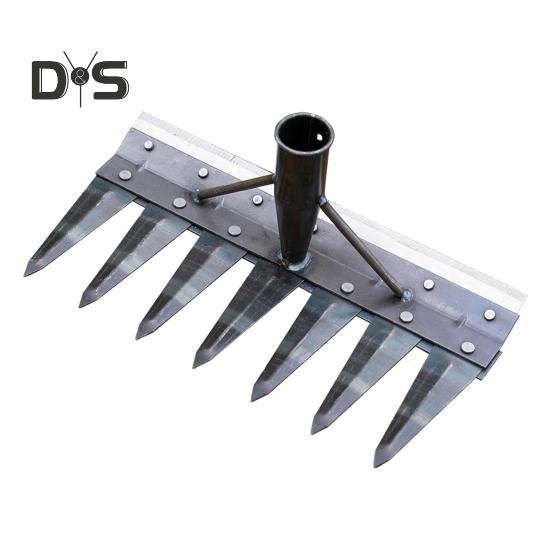 Садоводство Прополочник Грабли Сверхпрочный Стальной Открытый Сад Газон Ферма Рыхление Почвы Удаления Сорняков Прополка Корчевание Ручной Инструмент E