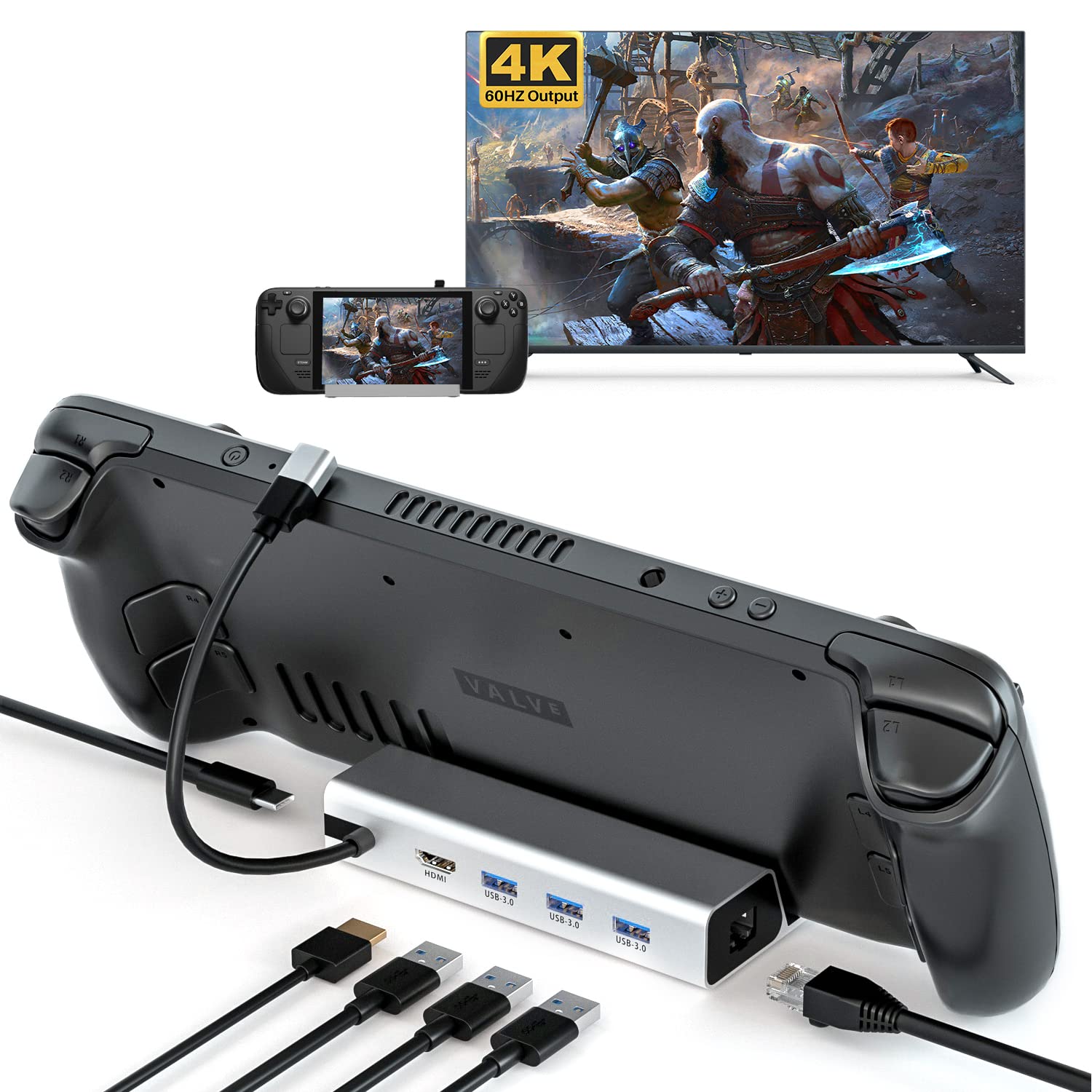 Док-станция Steam Deck OLED Совместимость с игровым ПК ASUS ROG ALLY Расширение локальной сети 1000 Мбит/с Концентратор Iesooy Порт док-станции Steam Deck из алюминиевого сплава Порт локальной сети USB-порт
Док-станция Steam Deck OLED Совместимость с игровым ПК ASUS ROG ALLY Расширение локальной сети 1000 Мбит/с Концентратор Iesooy Порт док-станции Steam Deck из алюминиевого сплава Порт локальной сети USB-порт