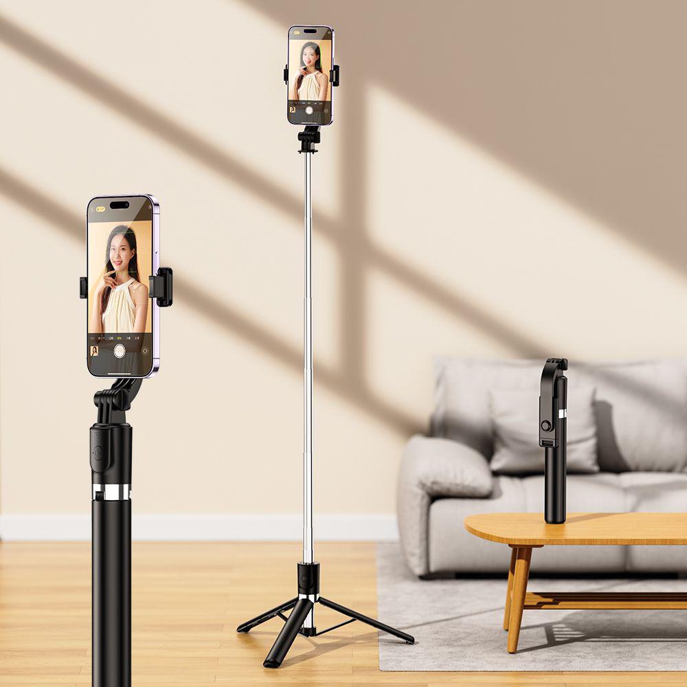 1.8m Bluetooth Selfie Stick Tripod with 360° Fill Light for Phone and TikTok Live Streaming
1.8m Bluetooth Selfie Stick Tripod with 360° Fill Light for Phone and TikTok Live Streaming