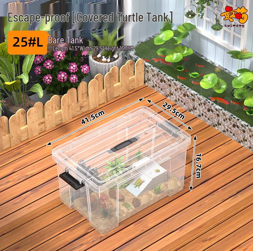 Extra Large Turtle Breeding Tank with Lid, Filter, and Sun Deck
Extra Large Turtle Breeding Tank with Lid, Filter, and Sun Deck
