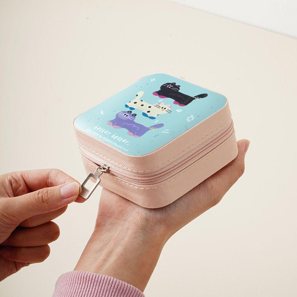 Милая шкатулка для украшений с рисунком кошки, креативная шкатулка для украшений, кольца белый
Милая шкатулка для украшений с рисунком кошки, креативная шкатулка для украшений, кольца белый