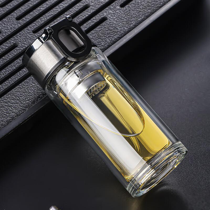 OLOEY Double-Layer Glass Tea Infuser Bottle
OLOEY Double-Layer Glass Tea Infuser Bottle