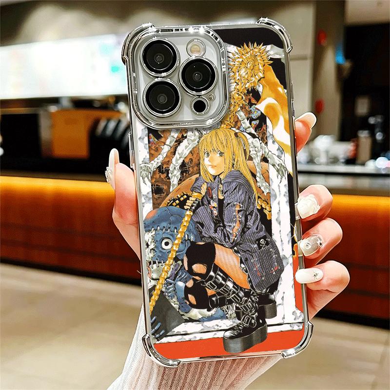 N-Notes D-Deaths MisaMisa Soft Phone Case For iPhone 15 16 17 Air 14 Pro Max 16E Plus 13 12 Mini Plating Anti-Fall Fundas iPhone 17
N-Notes D-Deaths MisaMisa Soft Phone Case For iPhone 15 16 17 Air 14 Pro Max 16E Plus 13 12 Mini Plating Anti-Fall Fundas iPhone 17