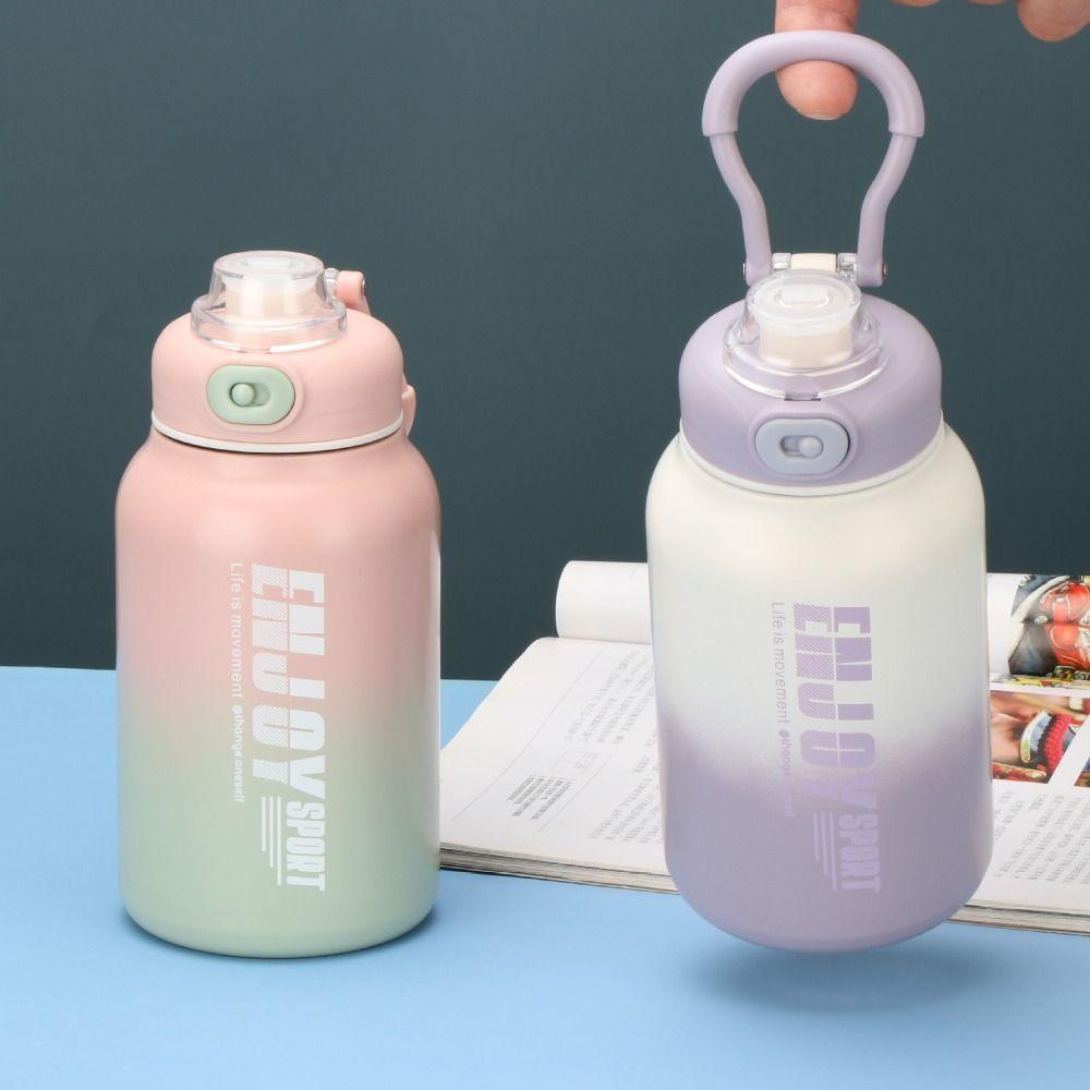 Insulated Large Capacity Vacuum Flask Stainless Steel Fitness Drinking Bottle Outdoor Sports зелений
Insulated Large Capacity Vacuum Flask Stainless Steel Fitness Drinking Bottle Outdoor Sports зелений