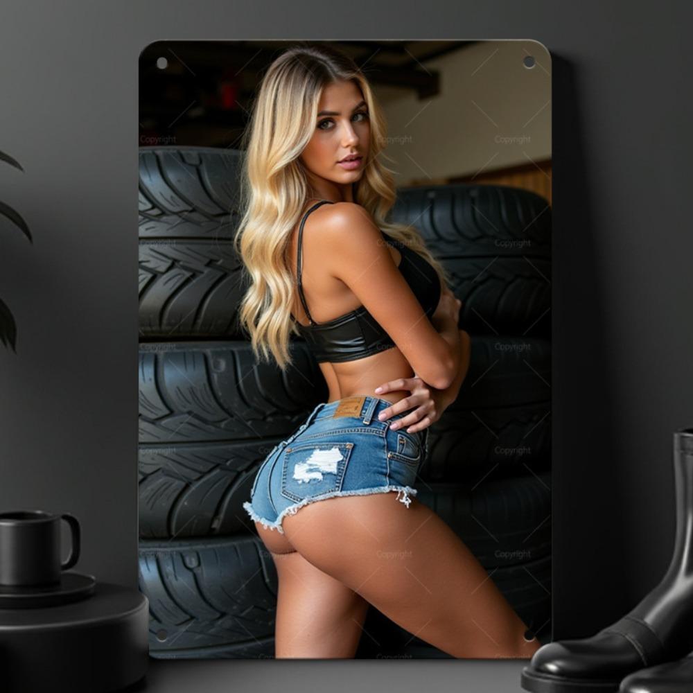 D PC Retro Bikini Girl Metal Tin Sign x Inch Waterproof Wall Decor for Bar Garage Man Cave 20x30cm(7.8x11.8inch)
D PC Retro Bikini Girl Metal Tin Sign x Inch Waterproof Wall Decor for Bar Garage Man Cave 20x30cm(7.8x11.8inch)
