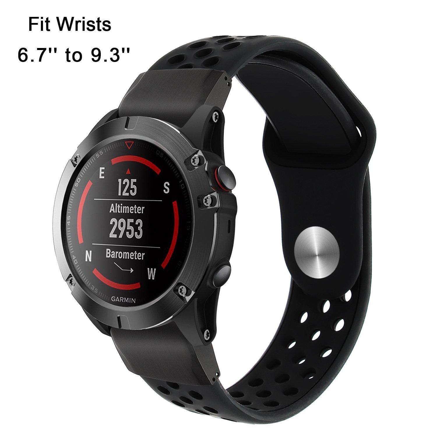 For Garmin Fenix 5/Garmin Forerunner 935 22mm Two-tone Hollow Silicone Watch Strap Wristband Replacement Red/Black
For Garmin Fenix 5/Garmin Forerunner 935 22mm Two-tone Hollow Silicone Watch Strap Wristband Replacement Red/Black