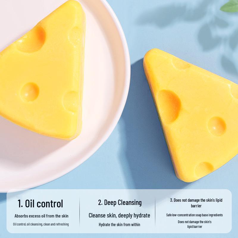 Mud Yan Tang Handmade Cheese Soap - Refreshing Oil Control Bath & Face Soap, TikTok Style with Cute Shape
Mud Yan Tang Handmade Cheese Soap - Refreshing Oil Control Bath & Face Soap, TikTok Style with Cute Shape