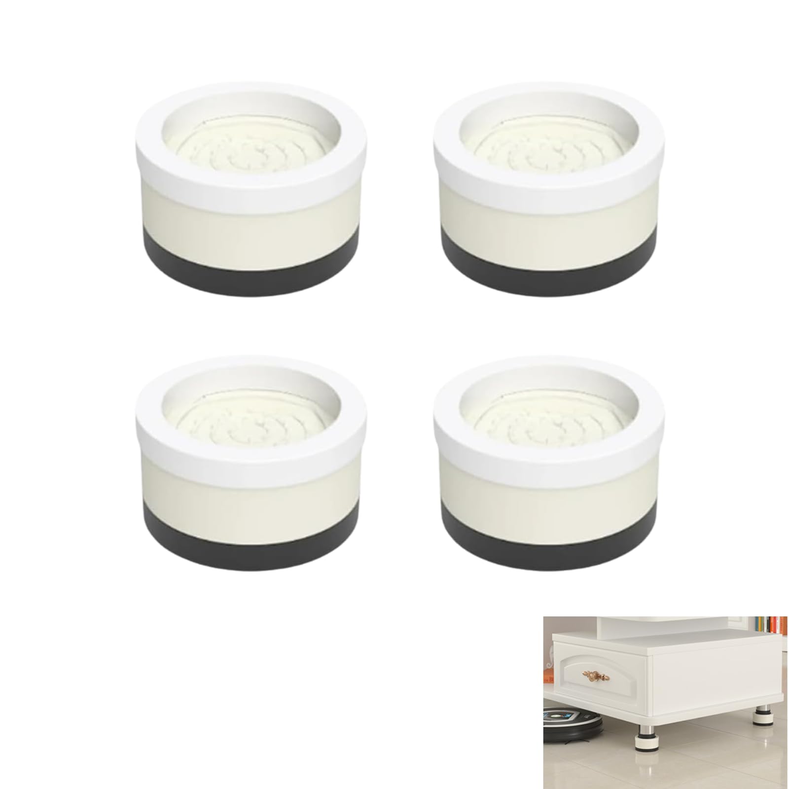 Sunny Glow Height Adjustable Leg Extensions for Tables, Desks, Chairs, Sofas, Beds, Kotatsu, Furniture, Round, Set of 4 (1 Tier)
Sunny Glow Height Adjustable Leg Extensions for Tables, Desks, Chairs, Sofas, Beds, Kotatsu, Furniture, Round, Set of 4 (1 Tier)