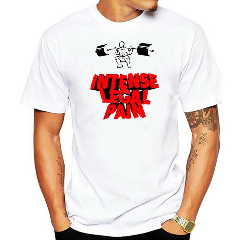 Male tshirts black Intense Legal Pain Weight Lifting Lifter Gymnast Slogan 100 Cotton Tshirt For Men Design Tops Men T Shirt S
Male tshirts black Intense Legal Pain Weight Lifting Lifter Gymnast Slogan 100 Cotton Tshirt For Men Design Tops Men T Shirt S