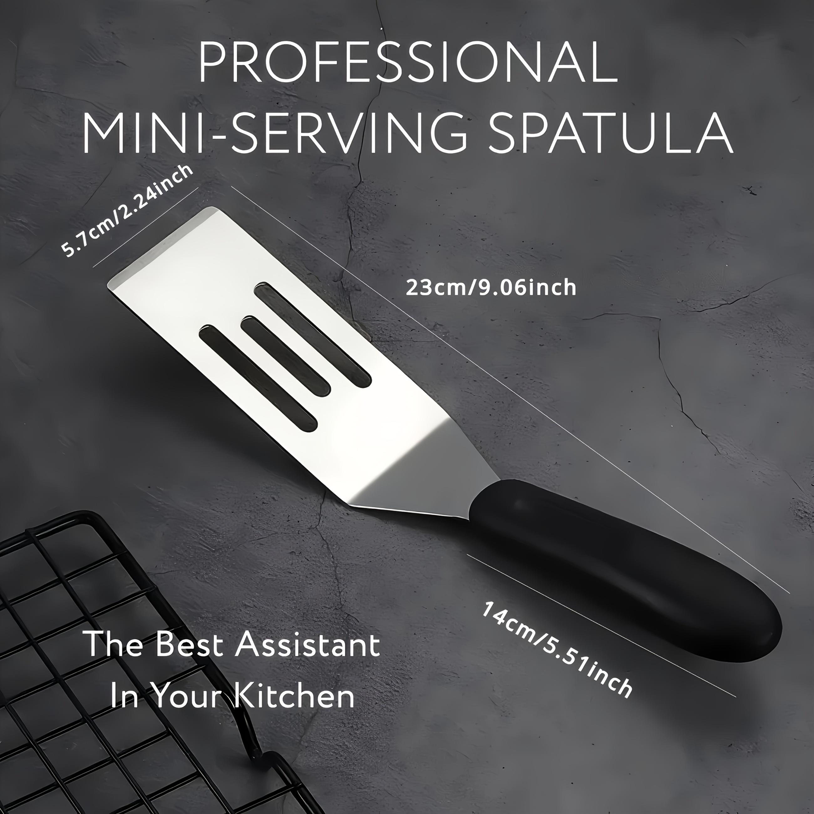 Mini Stainless Steel Spatula - Perfect for Brownies, Cookies, Pancakes & More! All-Season Kitchen Essential. Shop Now! чорний
Mini Stainless Steel Spatula - Perfect for Brownies, Cookies, Pancakes & More! All-Season Kitchen Essential. Shop Now! чорний